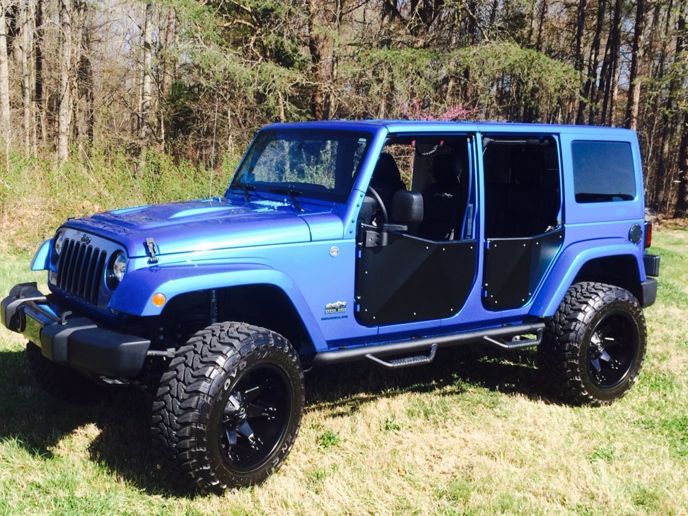 Jeep JK Half Doors with Style "Blackout" Doors By M&M ...