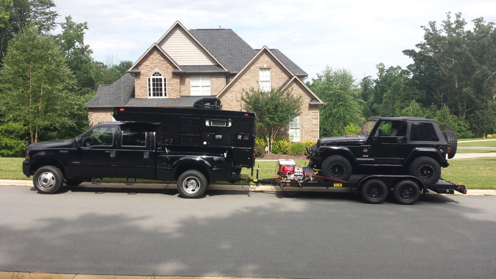 Towing with a truck camper? NC4x4