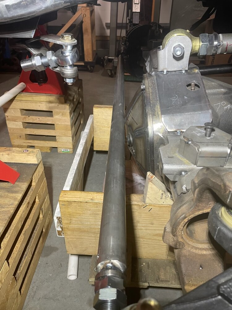 Bent tie rod on purpose NC4x4