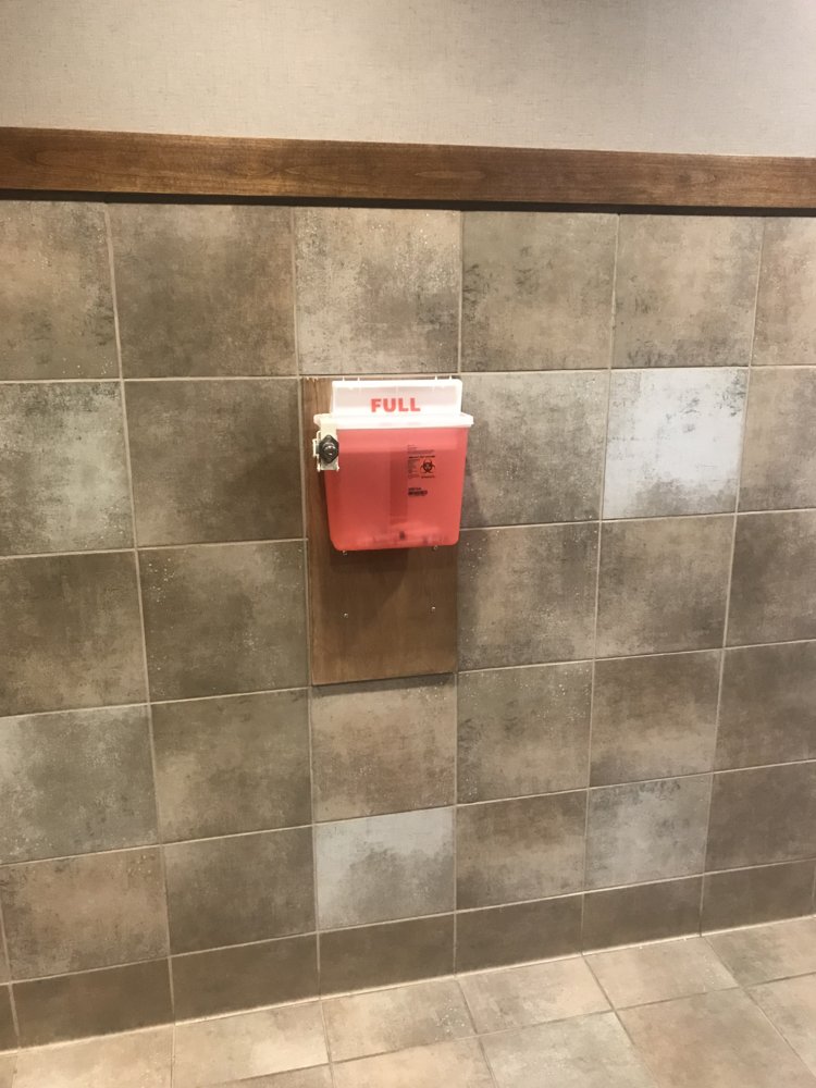 Sharps container/used needle bin in Cabela's restrooms Page 2 NC4x4