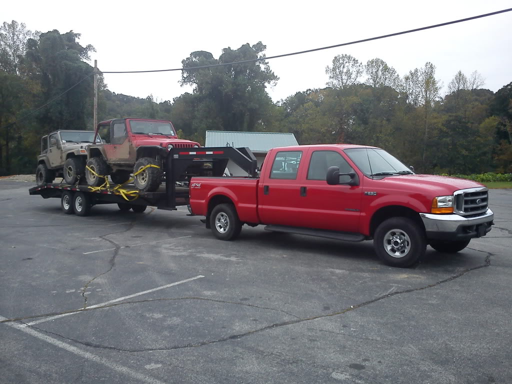 Towing Gooseneck and 2 Rigs/Cars with SRW NC4x4