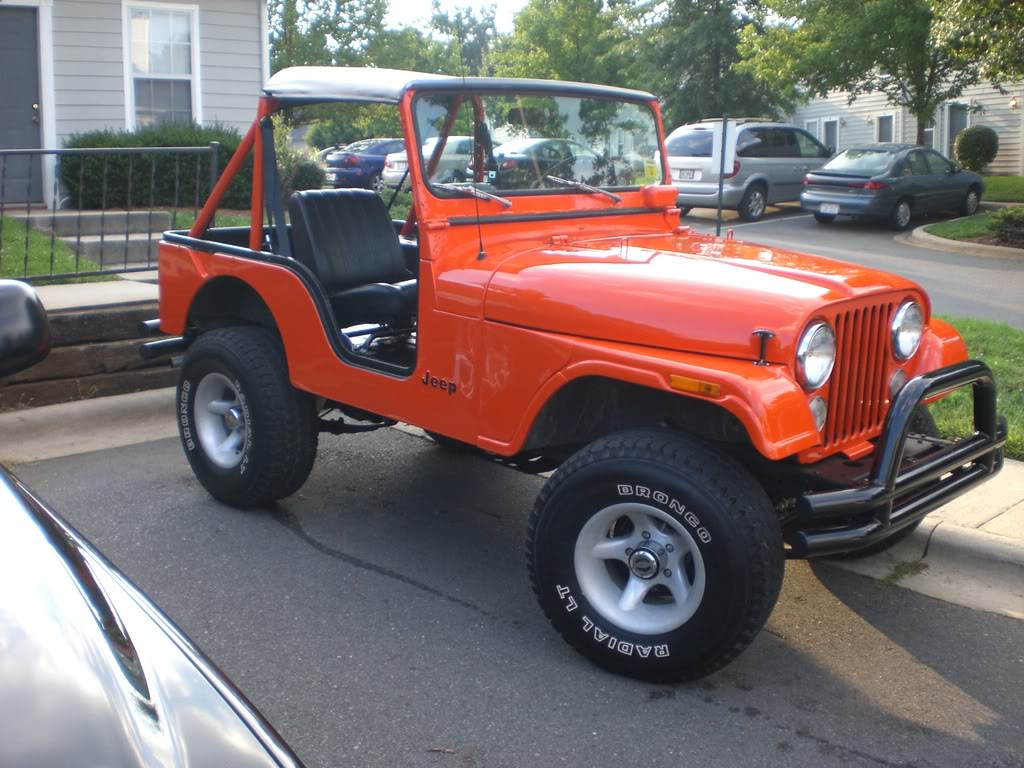 my 74 CJ5 in new paint NC4x4