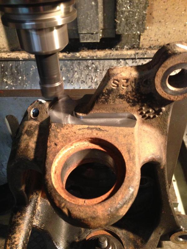 Dana 60 Super Duty Knuckle Machining for High Steer NC4x4