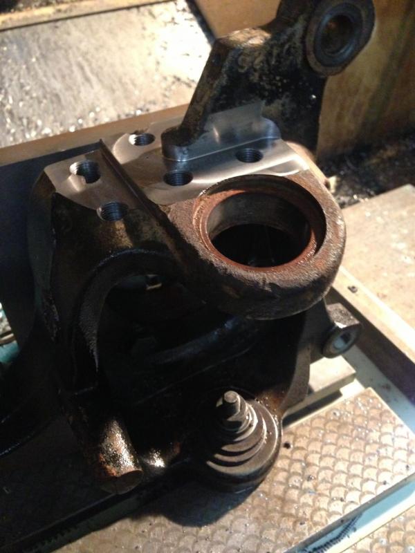 Dana 60 Super Duty Knuckle Machining for High Steer NC4x4