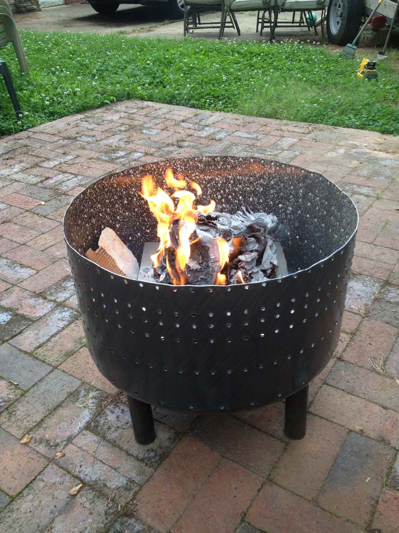 Recycling.. using wash machine for fire pit | NC4x4