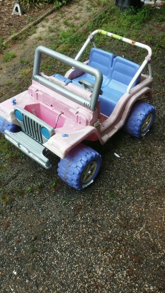 used barbie jeep