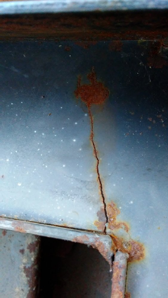 Welding a crack in a wood stove? NC4x4