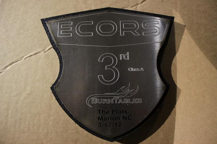 ECORS 3rd Place Plaque.JPG