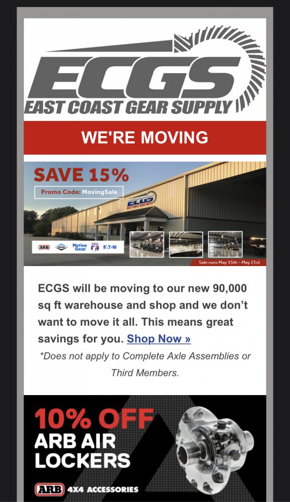 East Coast Gear Supply discount NC4x4