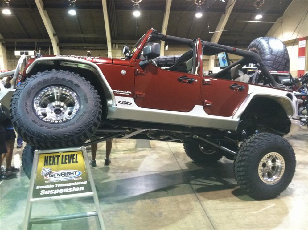 Steel "Flex Display" Stand for Jeep NC4x4
