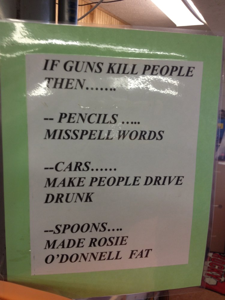 if guns kill people then.jpg