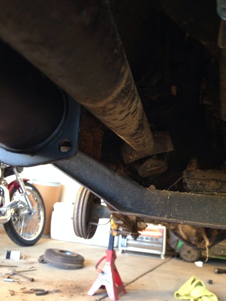 CJ5 exhaust routing NC4x4