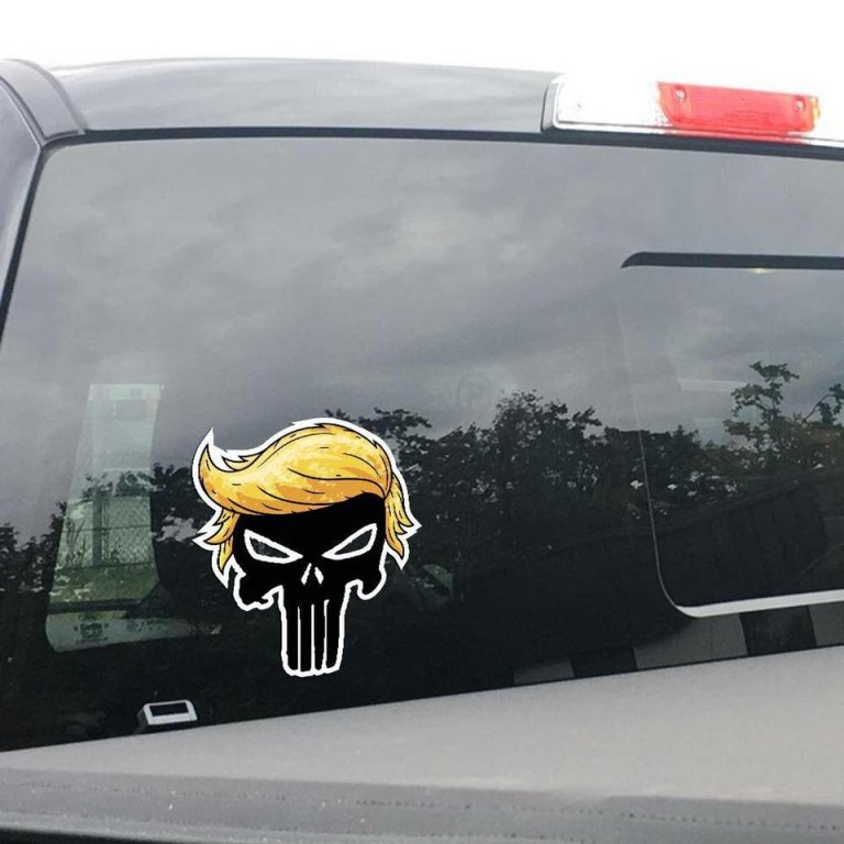 Punisher skull symbol with trump hair.jpg