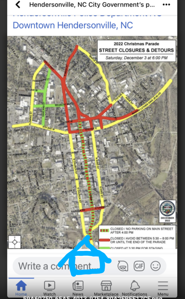 Hendersonville parade and detour route FTW! NC4x4