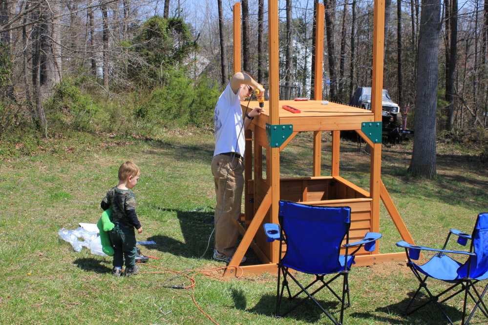 Swing set under construction.JPG