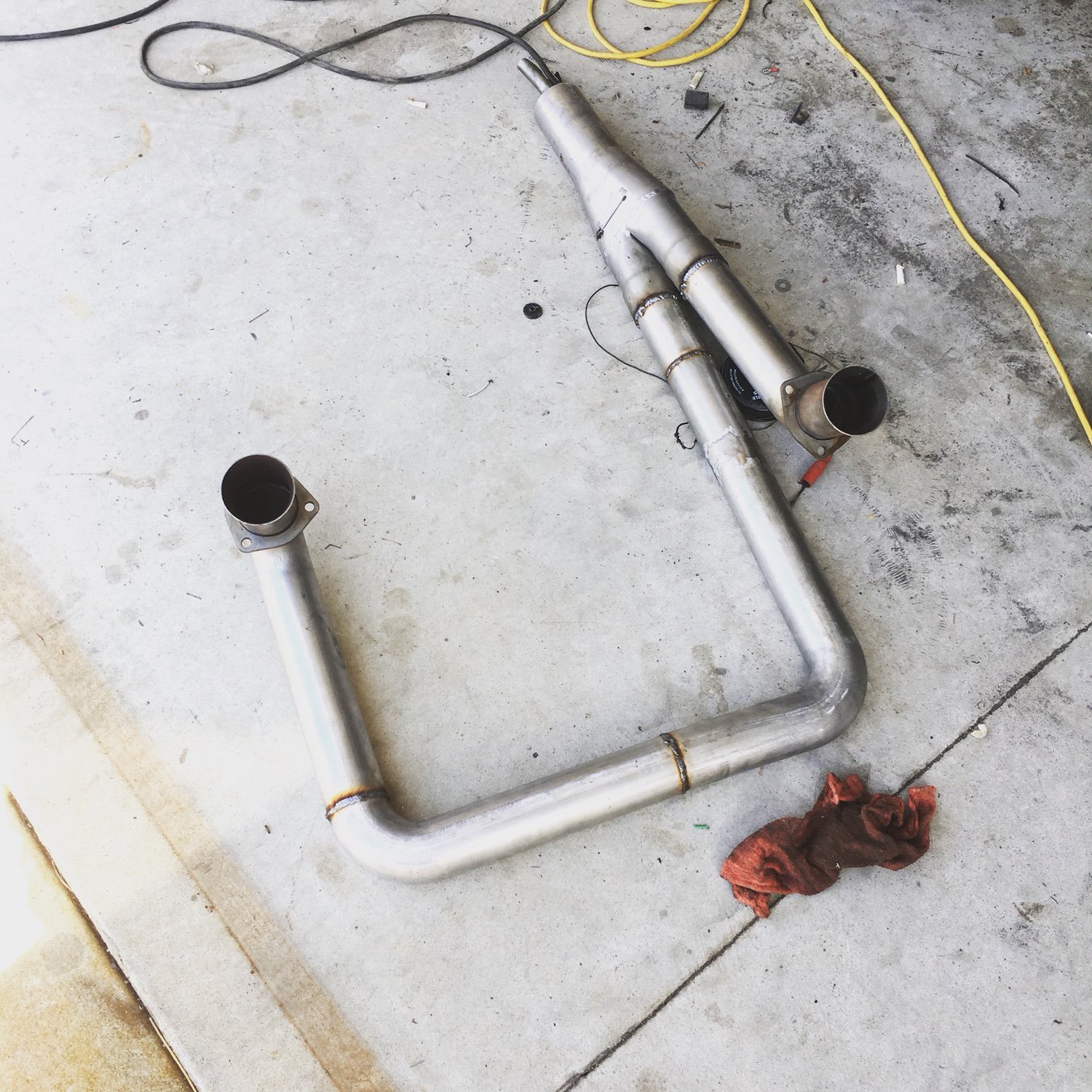 Custom Exhaust Building NC4x4