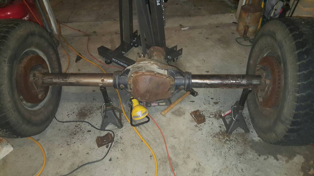 1998 TJ on Super Duty axles NC4x4