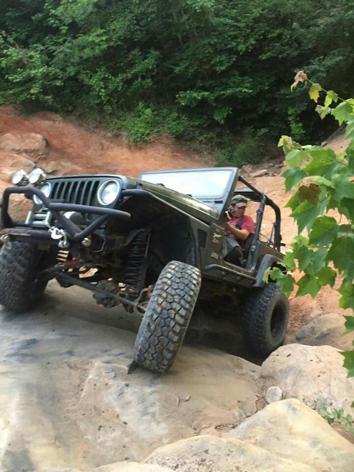 1998 TJ on Super Duty axles NC4x4