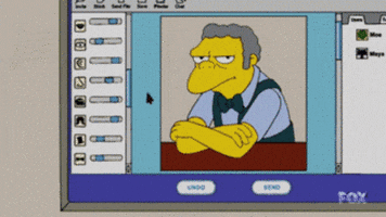 the simpsons photoshop GIF