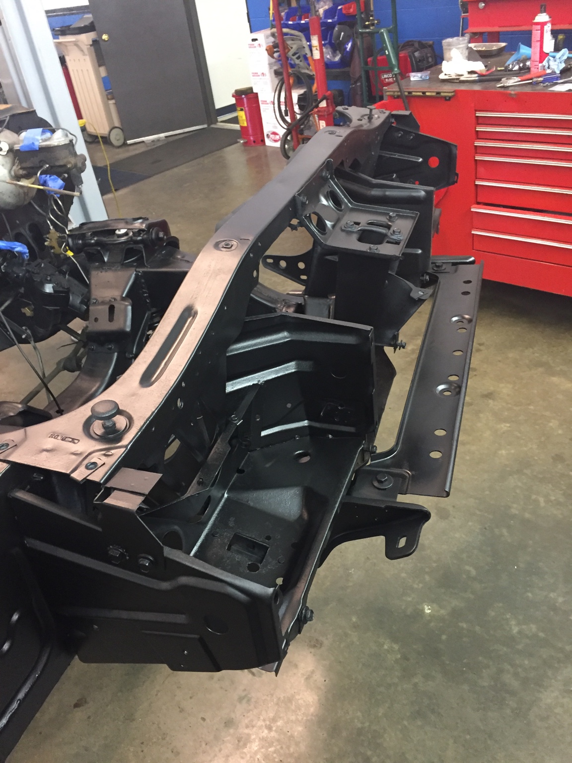 Painting frame and suspension parts NC4x4