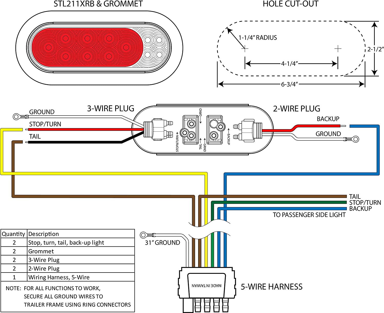 Optronics Led Tail Light Wiring Diagram Enupload