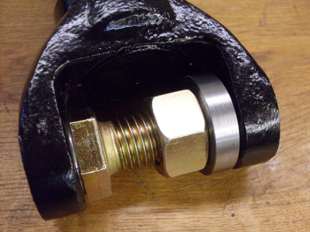 Bent driveshaft yoke ear NC4x4